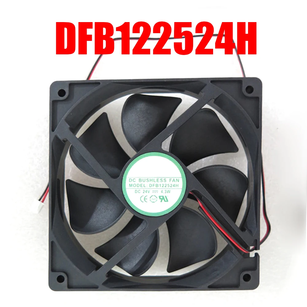 Fan For YOUNG LIN DFB122524H DC24V 4.3W 2Lines
