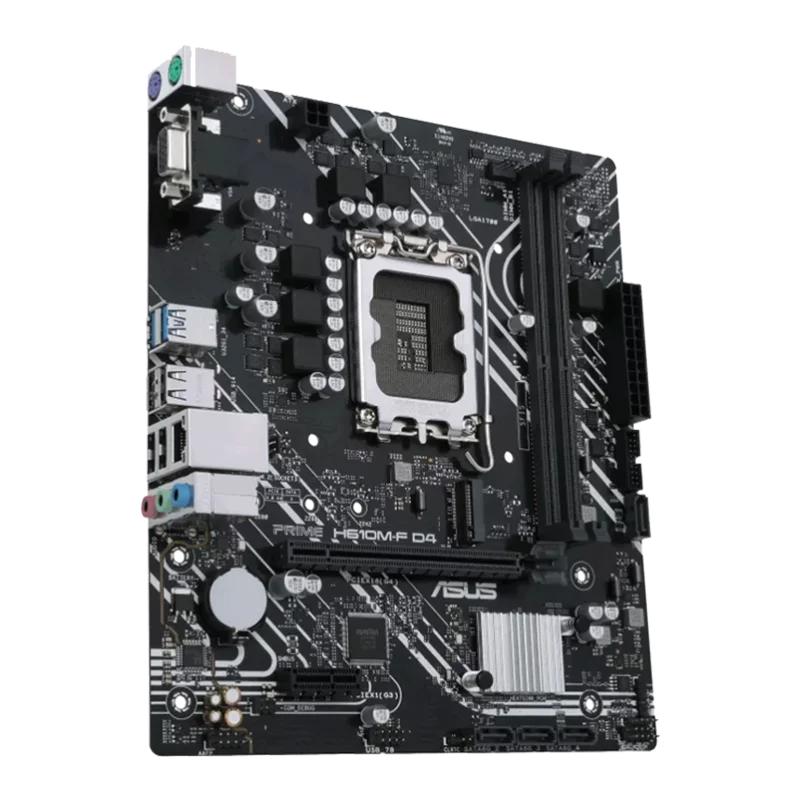 ASUS PRIME H610M-F D4 R2.0 Master Home Desktop Office اللوحة الرئيسية تدعم الجيل الثاني عشر والجيل الثالث عشر
