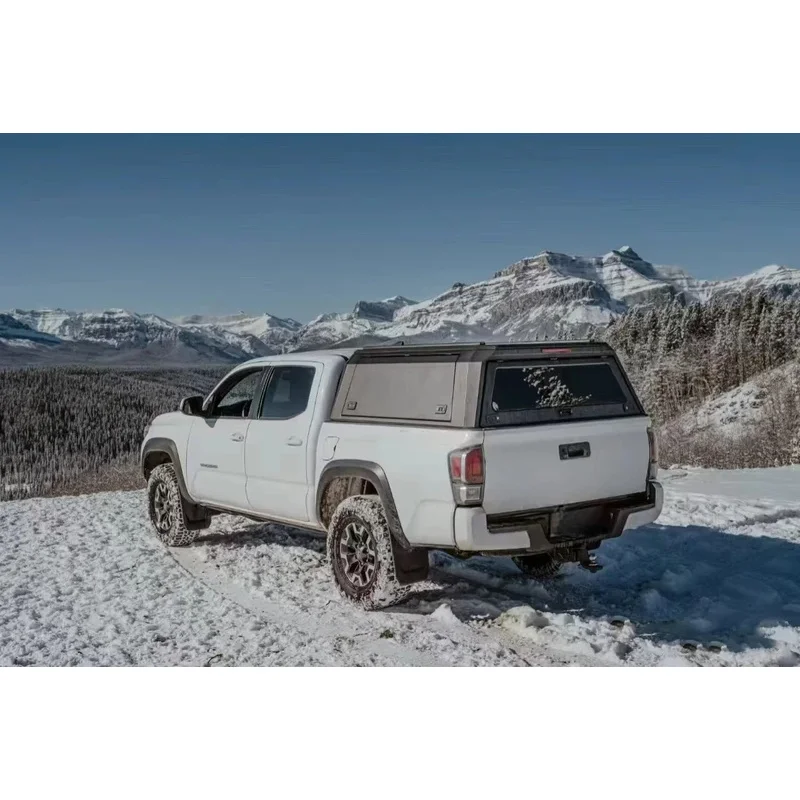 Custom 4X4 Waterproof Truck Camper Pickup Hardtop Aluminum Canopy Topper For Hilux Ranger Raptor Gladiator