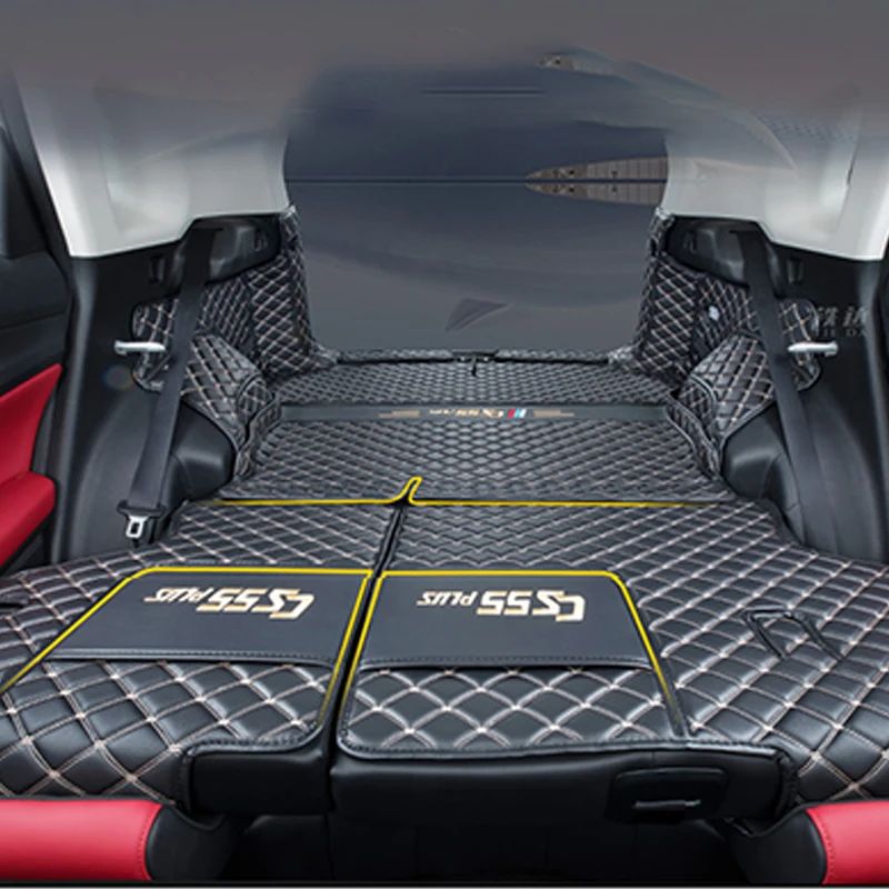 Trunk Frunk Mats For Changan CS55 Plus 2021 2022 2023 Year All-Weather Cargo Liners Car Boot Lower Compartment Cover Protector