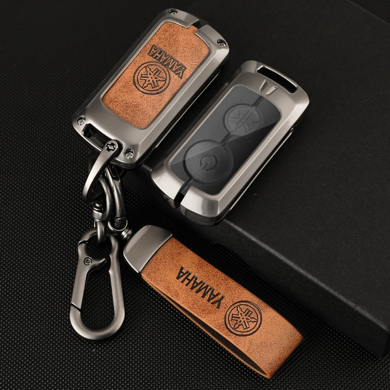 Высококачественный чехол для мотоциклетных ключей с металлической матовой текстурой Corver для Yamaha R1 R3 R25 Mt-09 Mt07 Fazer Fz6 Xj6 R15 TMAX YS125 XTZ125