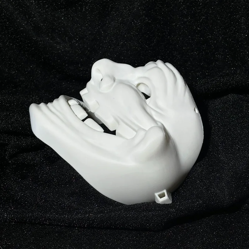 Maska Białego Trolla DIY Halloweenowa Maska na Bal Maskowy Kostium Rekwizyt Karnawałowy Impreza Rave Śmieszna Komiksowa Maska z Uśmiechem