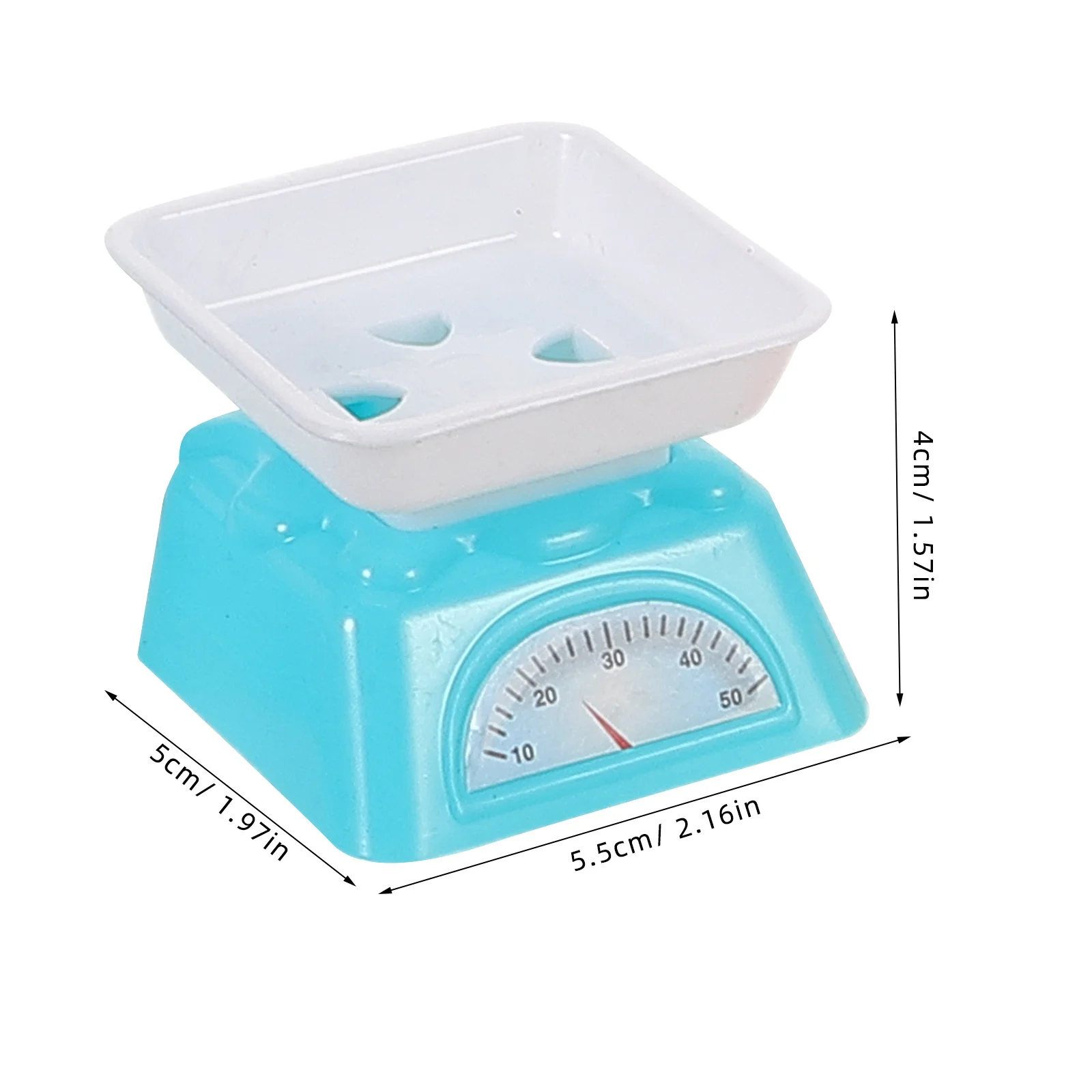 مجموعة واحدة من ألعاب المطبخ المصغرة، مقياس وزن الطعام التظاهري الواقعي بما في ذلك الفواكه والخضروات للأطفال الصغار