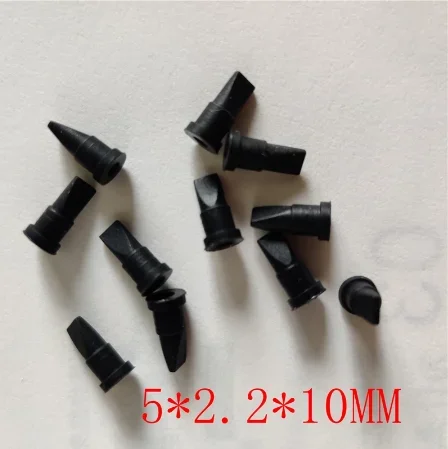 20 Pcs Mini Hitam Silikon Bebek Katup Satu Arah Check Valve 5*2.2*10 Mm