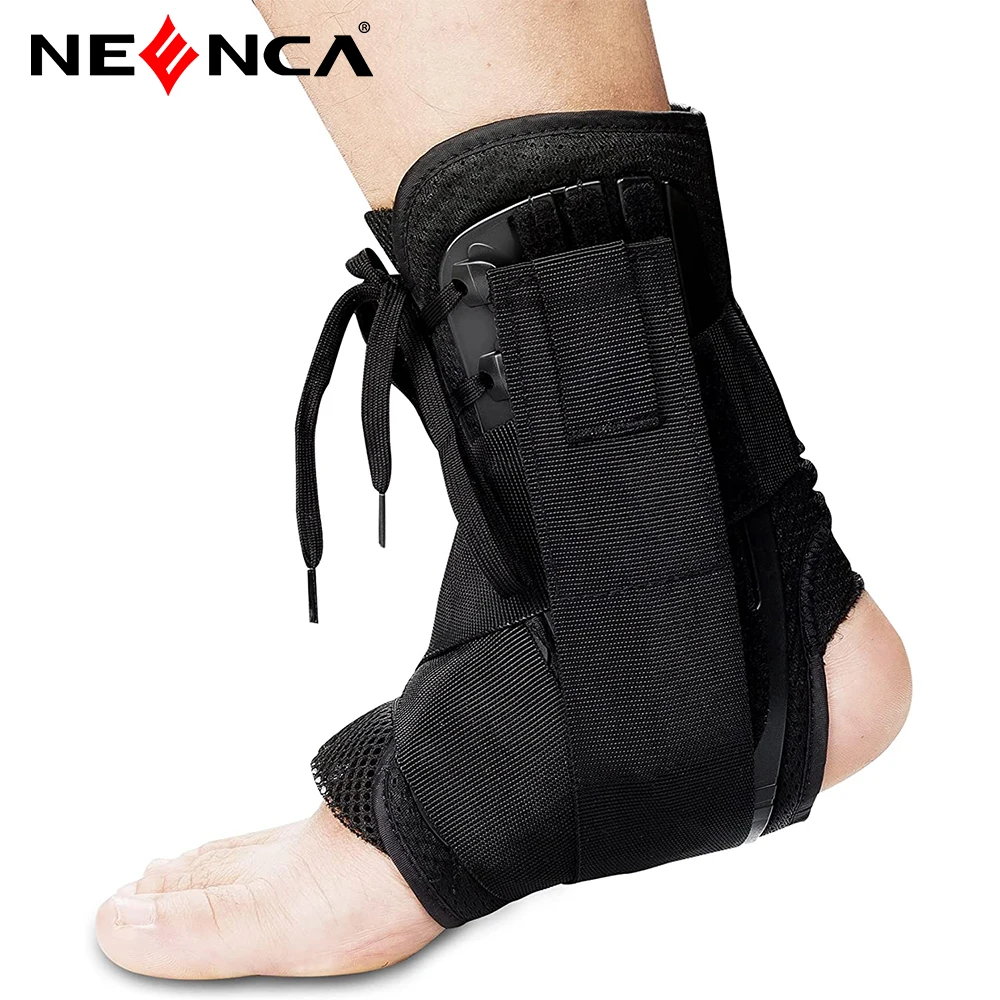 Lace Up Ankle Brace Ankle Stabilizer Brace with Adjustable Ankle Support for Sprained Ankle Injury Recovery Achilles Tendonitis