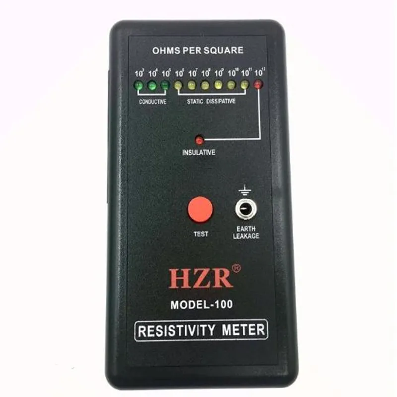 Rezystancja powierzchniowa miernik elektryczność statyczna elektrostatycznego Tester impedancji elektrostatycznej ESD Tester MODEL-100