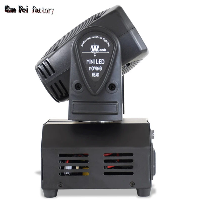 Imagem -03 - Rotativa Led Stage Light Mini Beam Moving Head 10w Rgbw 4in Disco Light para dj Party