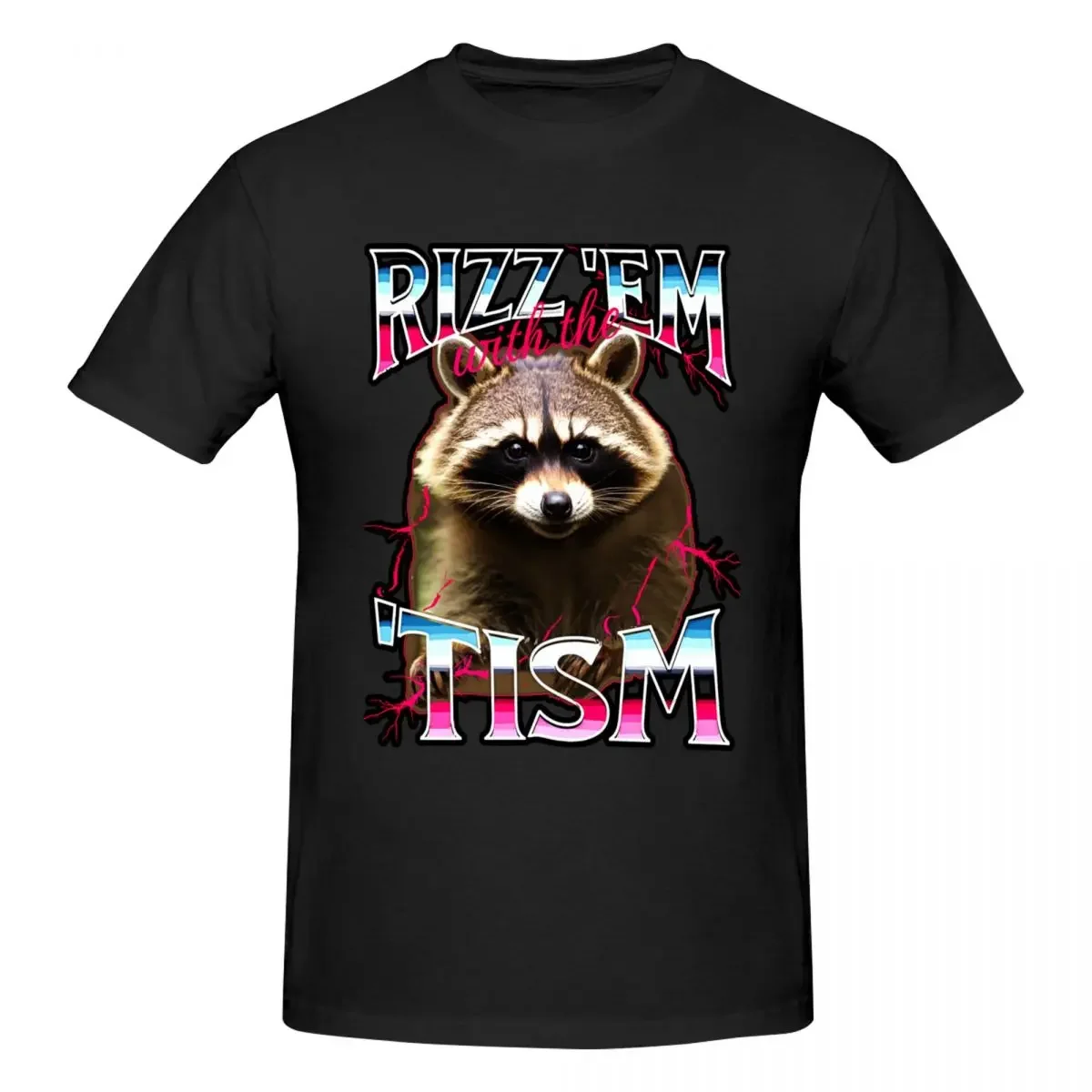 Rizz Em With The Tism Autism Funny Opossum T Shirt Gifts Men Women T-Shirt