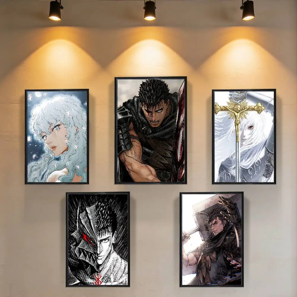Warriors Armor Guts Berserk Griffith Poster Poster Paper Print Home Living Room Bedroom Entrance Bar Cafe Painting Decoration