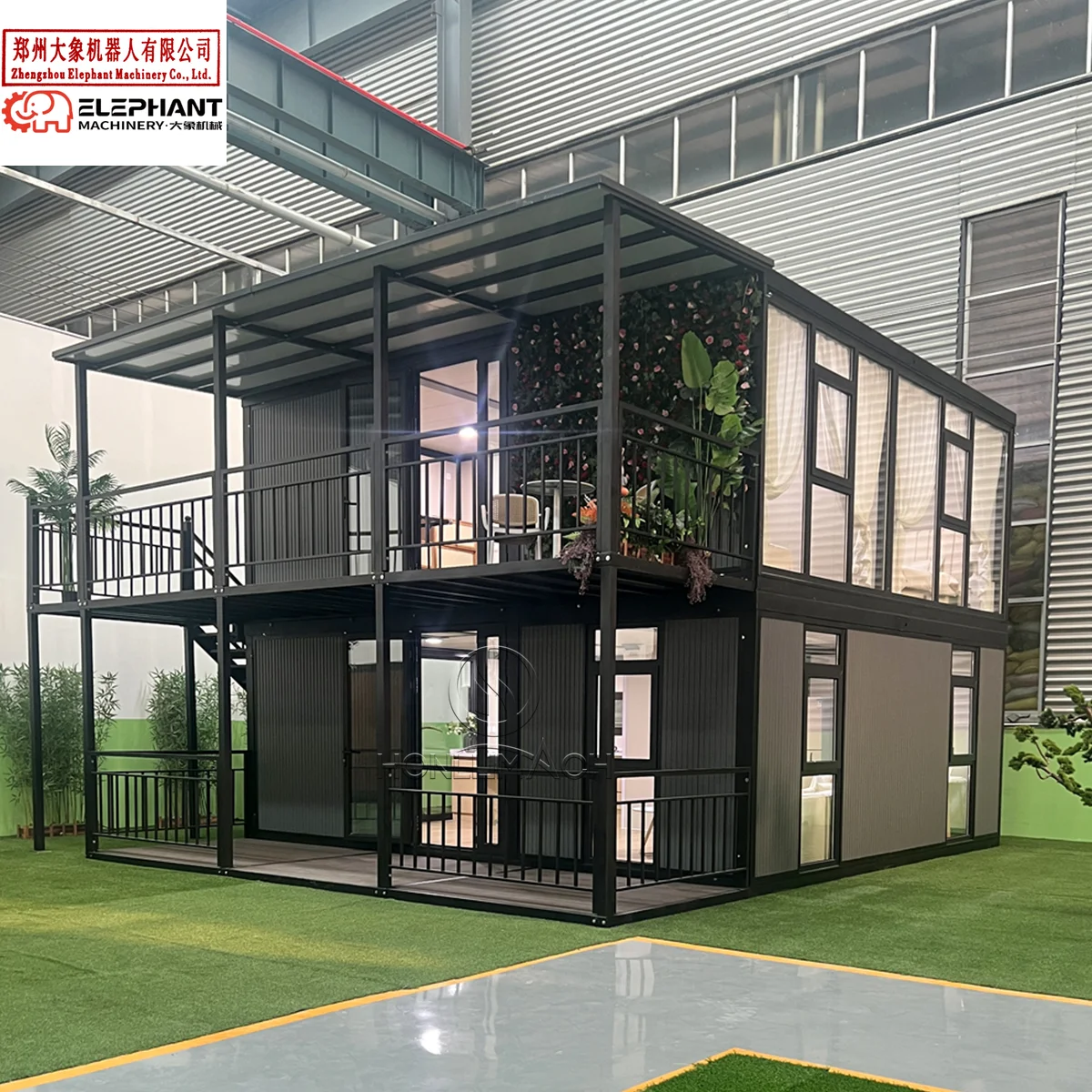 Customized 2026 Luxury Beach Container House 40ft Prefab Villa With Balcony Sea View Mobile Home For Resort Hotel