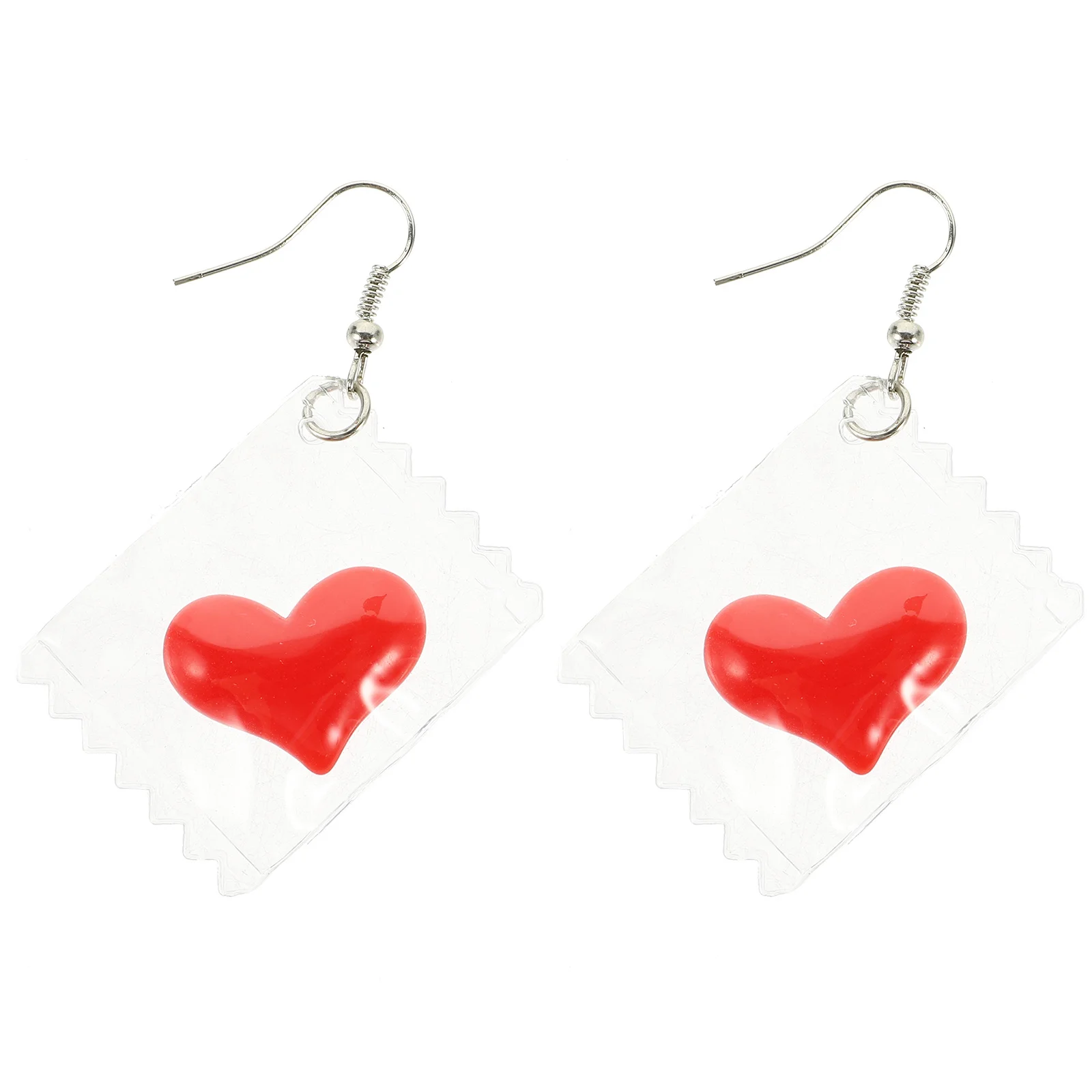 

1Pair Adorable Dangle Earrings Candy Bag Heart Look Cute Hook Earrings for Women Teen Fashion Jewelry Ear Jewelries