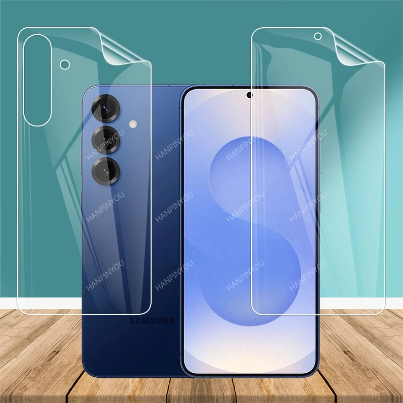 

Front / Back Full Coverage Clear Soft TPU Film Screen Protector For Samsung Galaxy S25 Edge S24 S23 Ultra S25 Plus FE S24FE 5G