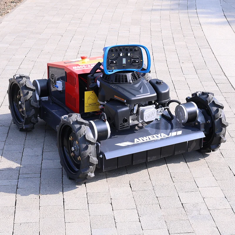Customized Small Remote Control Robot Lawn Mower 4WD CE EPA Certified All-Terrain Slope Climbing for Garden