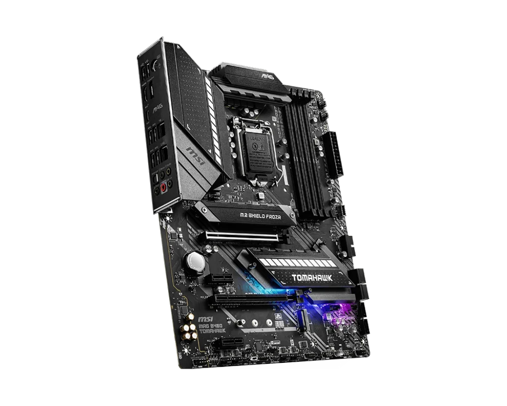 MSI Intel B460 Motherboard MAG B460 TOMAHAWK LGA 1200 DDR4 128GB support i9-10900 10700F 10600 10100 G6505 10600 cpu ATX