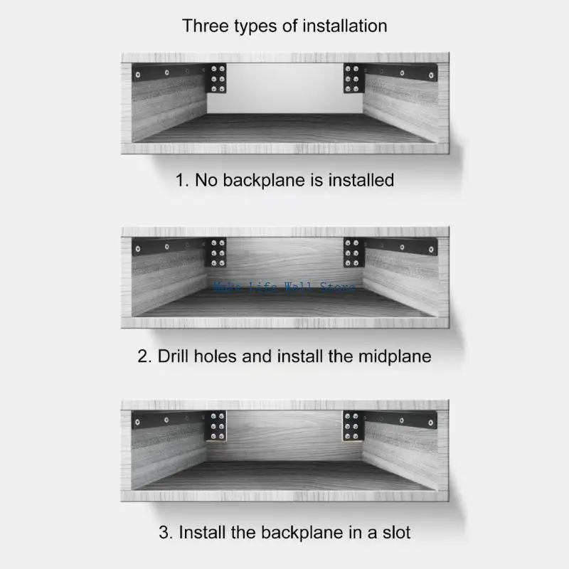 Heavy Duty Metal Shelves Brackets Suspended Tripod Shelf Wall Shelf Bracket