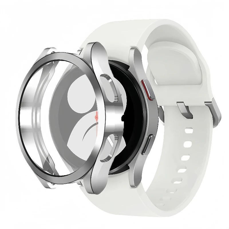 Protective Case Screen Protector for Samsung Galaxy Watch 8 7 6 5 4 40mm 44mm Bumper Shell for Watch 4/5/6/7/8 40/44mm Cover