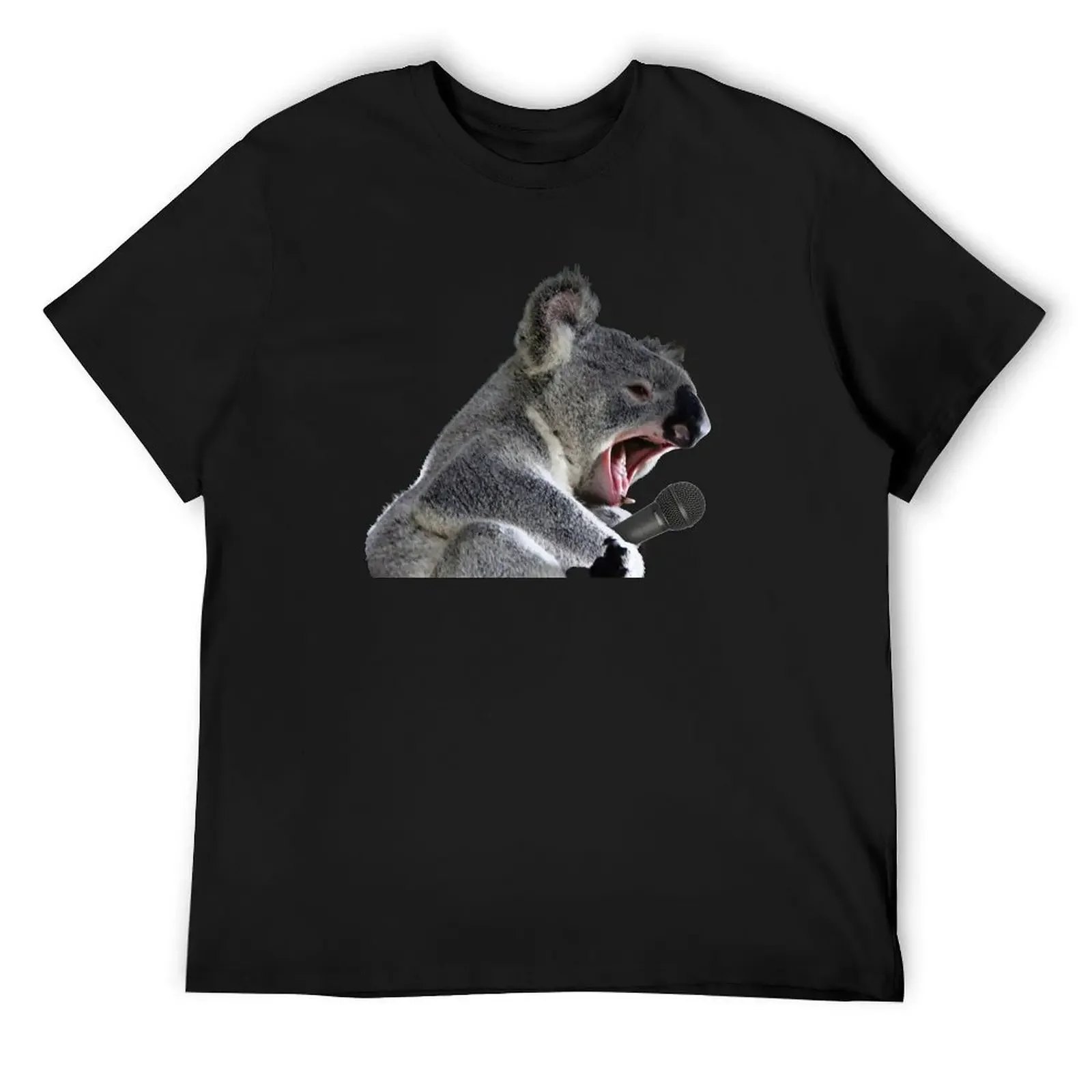 

Rockstar Koala T-Shirt quick drying street wear Aesthetic clothing man t shirt mens graphic t-shirts funny