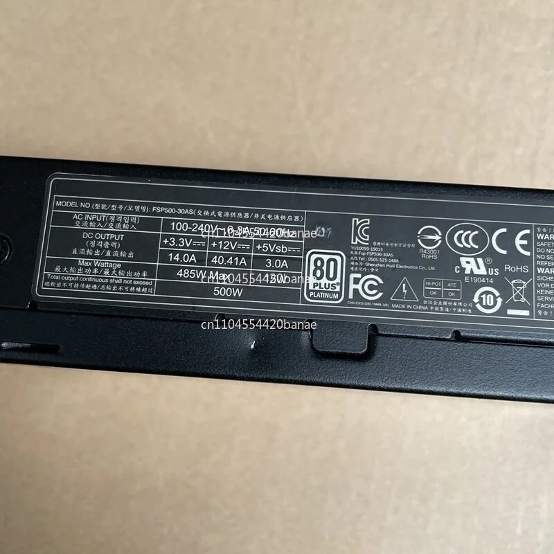 Original FSP500-30AS 500W NUC9 power supply