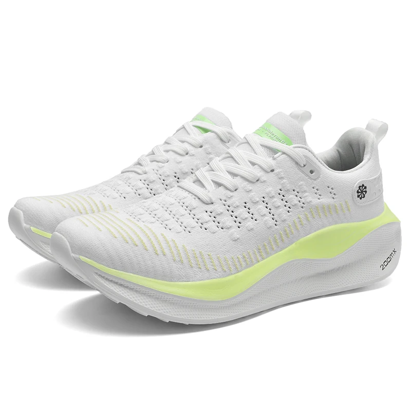 New MenSneakers Mesh Comfort Running Carbon Plate Cushioning Sports Training Lightweight Rebound Versatile Running Shoes