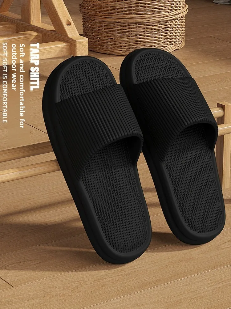 

Новинка 2023 года, бесшумные тапочки, мужские летние домашние противоскользящие тапочки для купания из ЭВА, женские холодные тапочки
