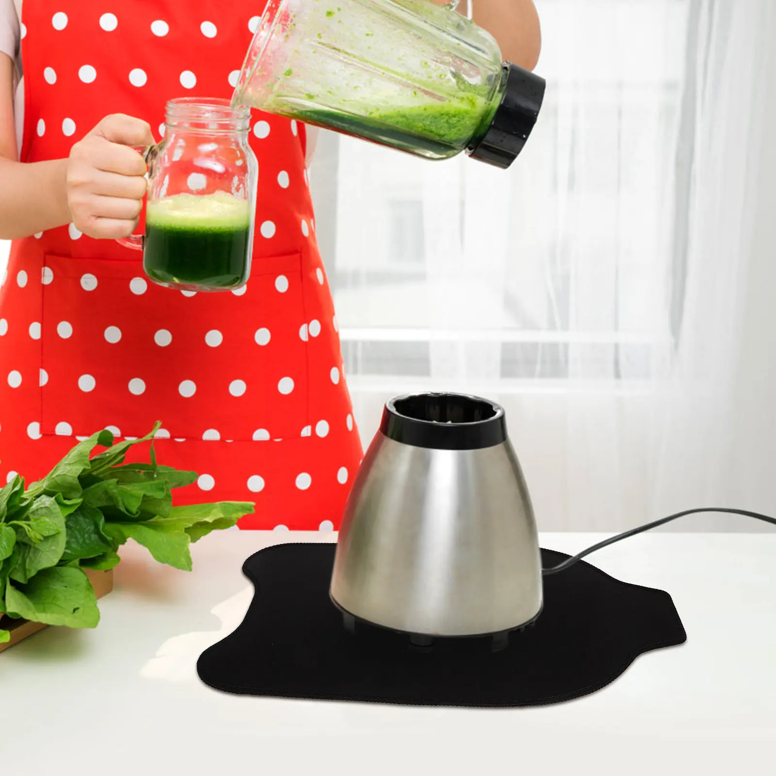 Kitchen Mixer Sliding Mat Premium Polyester Fiber Stand Mixer Mover Mat for Smooth Heavy Appliance Relocation Any Direction