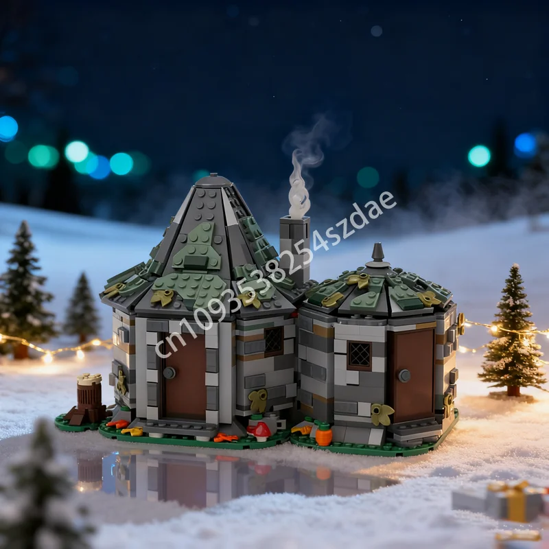 

315 шт. MOC HAGRlD HUT расширение второе здание Гарри игрушки модель блоки сборка DIY творческий рождественский подарок идея кирпич