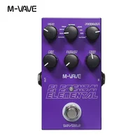Pedal de retardo Digital elemental M-vave, 9 efectos de guitarra de retardo diferente, soporte de Pedal de guitarra para modo TAP y HOLD