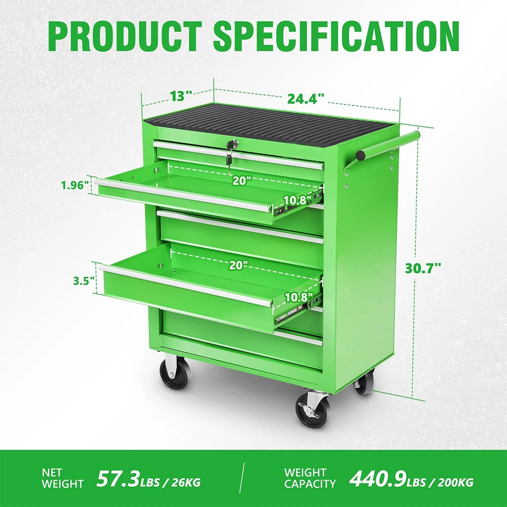 Troli Kabinet Perkakas Mekanik - Workshop Tools Trolley ulasan dan harga