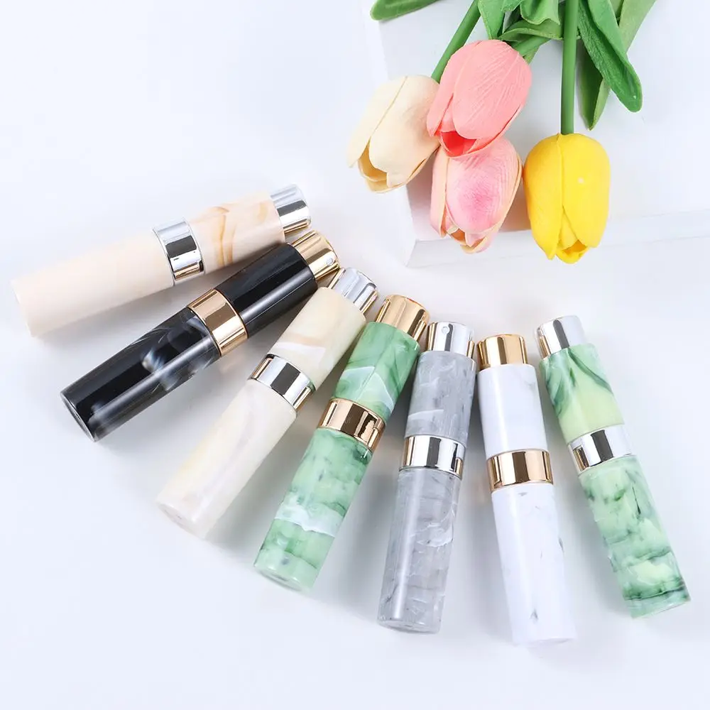 Empty Marble Pattern Portable Refillable Perfume Atomizer Bottles Mini Size Perfume Sprayer