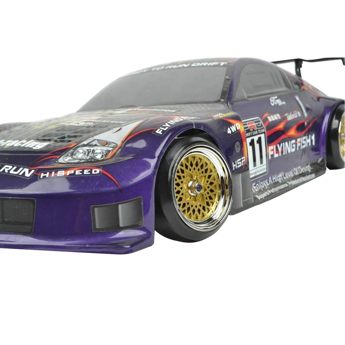 4pcs 1/10 RC Drift Racing Car Wheels Tires Rims Hard Tyre for HSP HPI Tamiya Traxxas Redcat Yokomo Lightning EPX On-Road Car