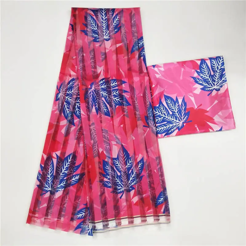 2019 Popular Wax fabric Top Quality Vintage Silk wax cloth African Wax Prints Fabric 6yards/lot for Party Dress ! L121738