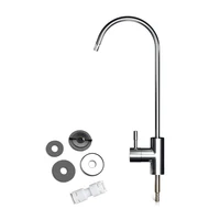 Grifo de agua de cocina, manguera de conexión de 1/4 pulgadas, filtros de ósmosis inversa, piezas, purificador, grifo para beber directo
