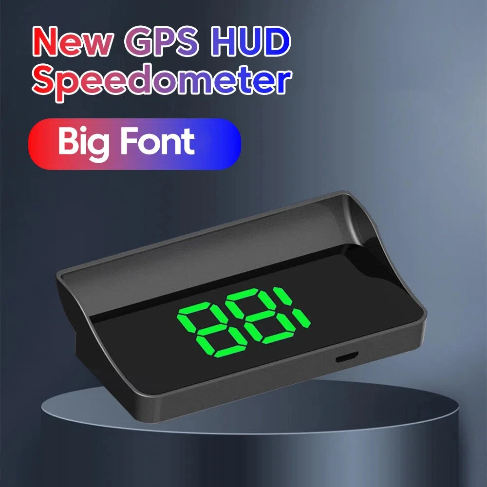 Car Head-up Display HUD Windshield Universal KMH Digital Electronic Speedometer GPS System Projector Interior Trim Accesorios