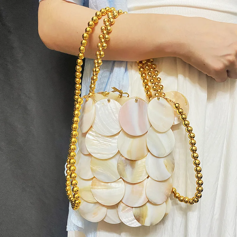 

Роскошная вечерняя сумка через плечо с цепочками из бисера, сумки через плечо для женщин, элегантный вечерний свадебный клатч, женские сумки и кошельки