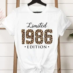 여성용 빈티지 1986 생일 선물 티셔츠, 레트로 생일 파티, 캐주얼 여름 민소매 셔츠