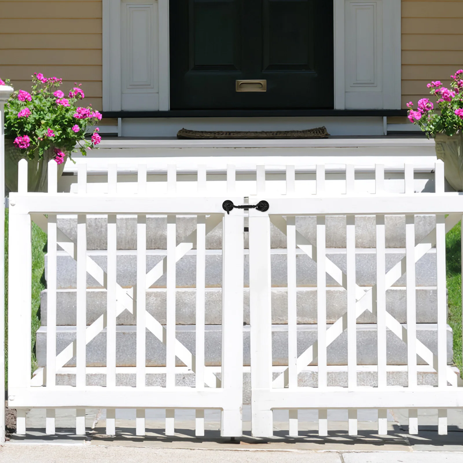 

Stainless Steel Hook Latch For Door Window Heavy Duty Security Catch Hardware Bedroom Bathroom Garage Shed