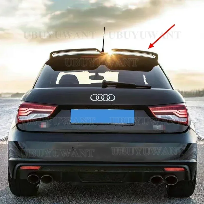 UBUYUWANT For Audi A1 R18 2010-2014 high quality Carbon Fiber rear boot Wing Spoiler Rear Roof Spoiler Wing Trunk Lip Boot Cover - view 2