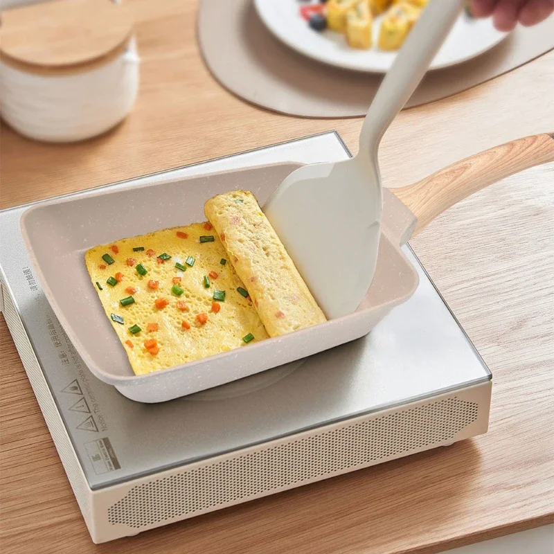 

Yuzi Shaojia Maifan Stone Frying Pan Die Casting Square Steak Frying Pan Induction Cooker Universal Pancake Pan