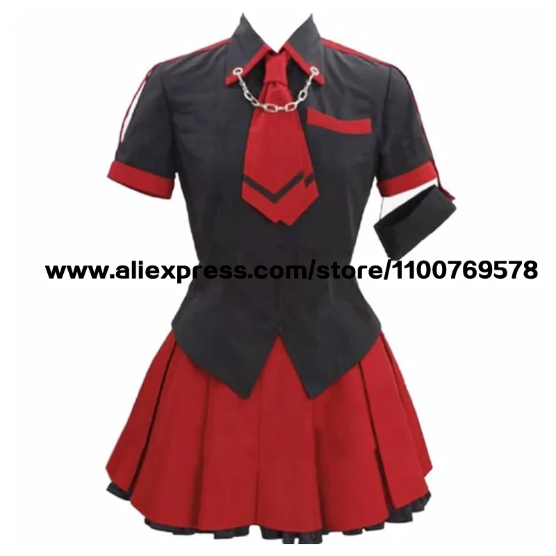 Custom-Made Anime Blood-C Kisaragi Saya Women Cloth Uniform Cosplay Costume