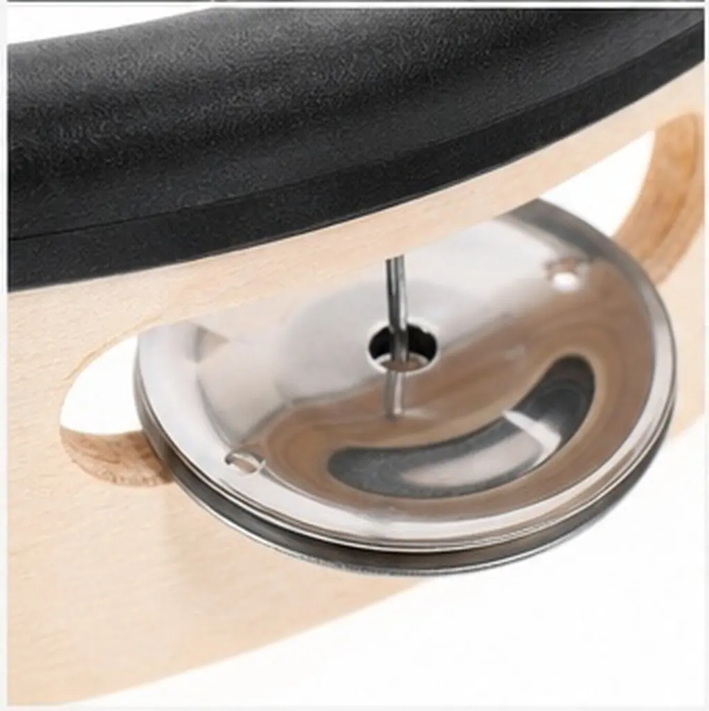 Sturdy Round Hi Hat Tambourine Drum Cymbal Clamp on Percussion Instrument Crisp Sound Easy Installation Essential Drum Set