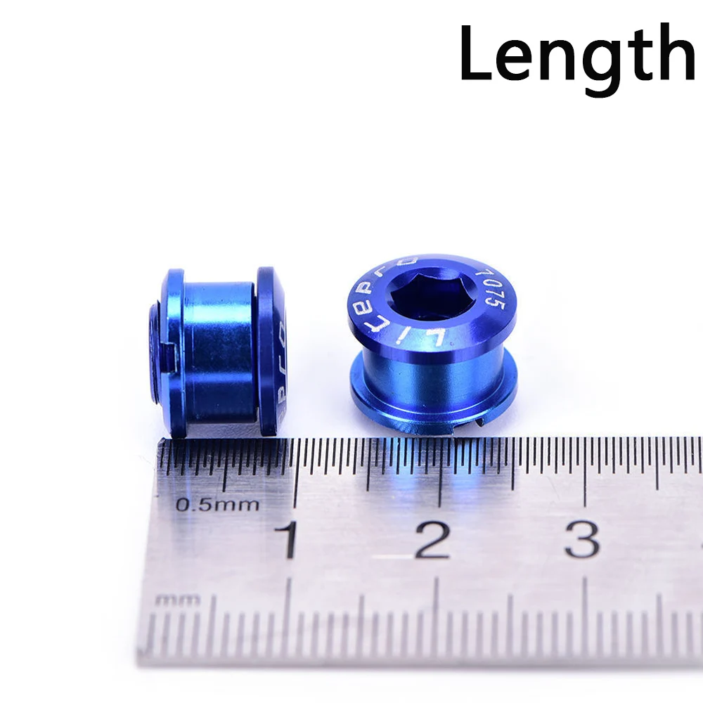 Litepro MTB Bike Chainring Bolts Double/Triple Speed Disc Pojedyncze śruby koła łańcuchowego Złoty/Srebrny/Fioletowy/Niebieski/Czerwony/Czarny/Zielony