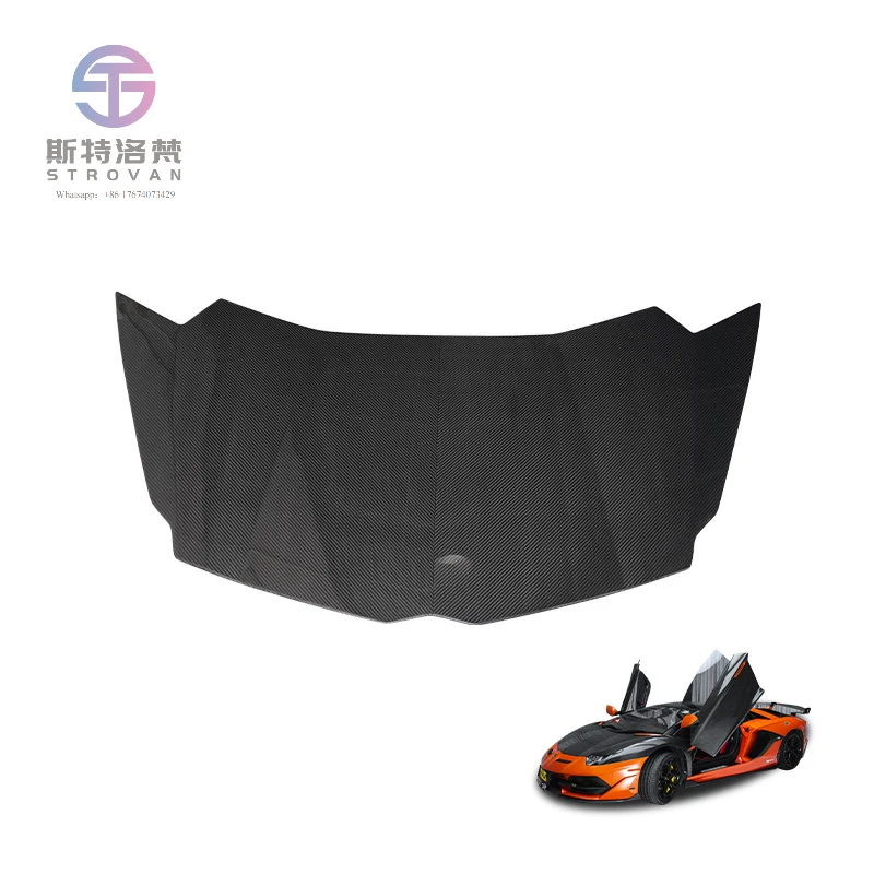 

Внешние аксессуары Капот двигателя Aventador для Aventador LP700 LP720 LP750 OEM Сухой карбоновый передний капот