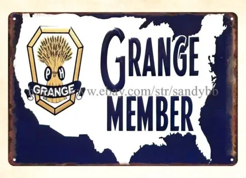Grange Member metal tin sign amazing metal wall art 1pc sign
