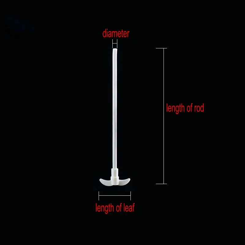 1PCS Lab 250mm To 500mm Foldable Stirring Paddle PTFE Stir Bar for School Lab Experiment