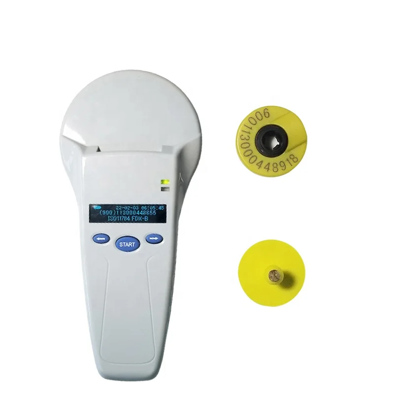 1D Barcode Scanner 134.2kHz HDX,FDX-B Chip Animal EID Handheld Reader For Cattle,cow,livestock Management