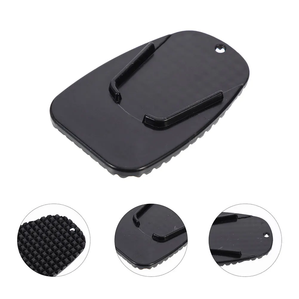 

2Pcs Motorcycle Side Stand Pad ABS Anti-Slip Motorbike Support Plate for Stable Parking on Soft Ground Grass Camping