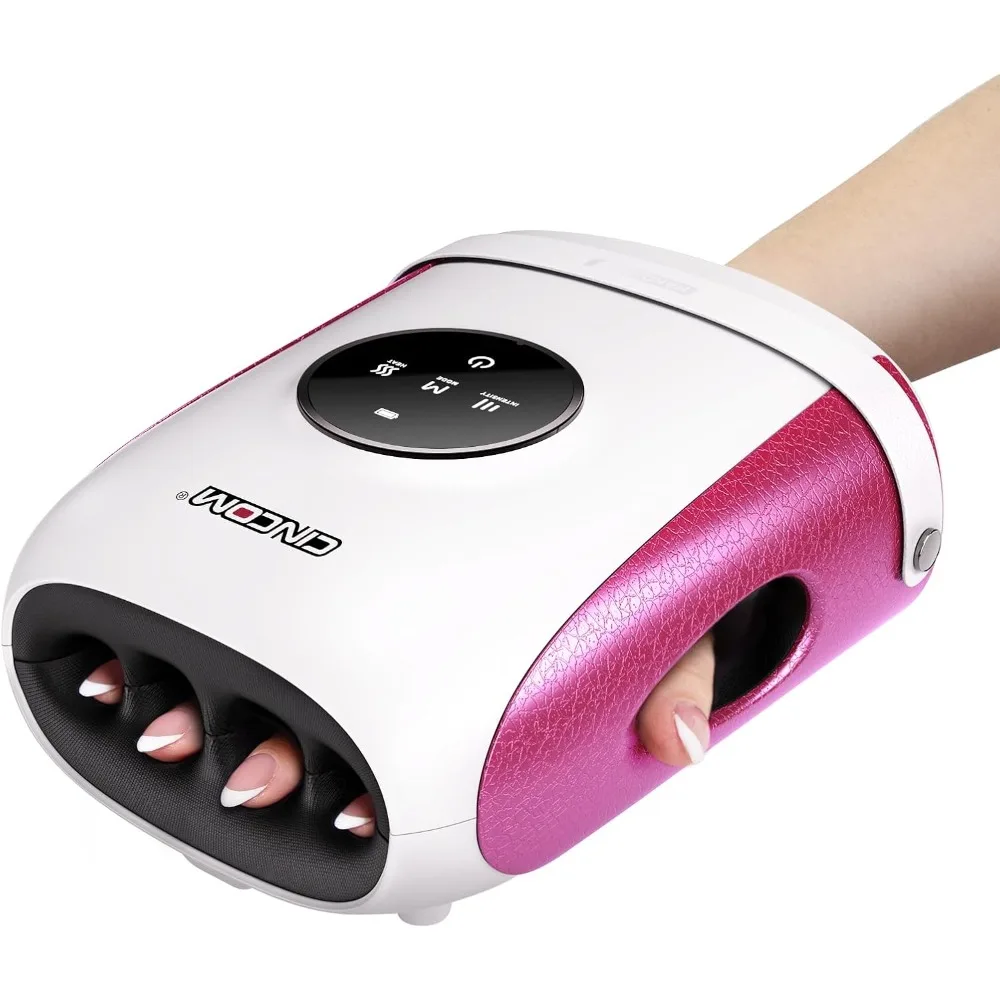 

Hand Massager with Heat and Compression, Finger and Palm Massage Machine for Pain Relief, Arthritis and Improved Circulation, G