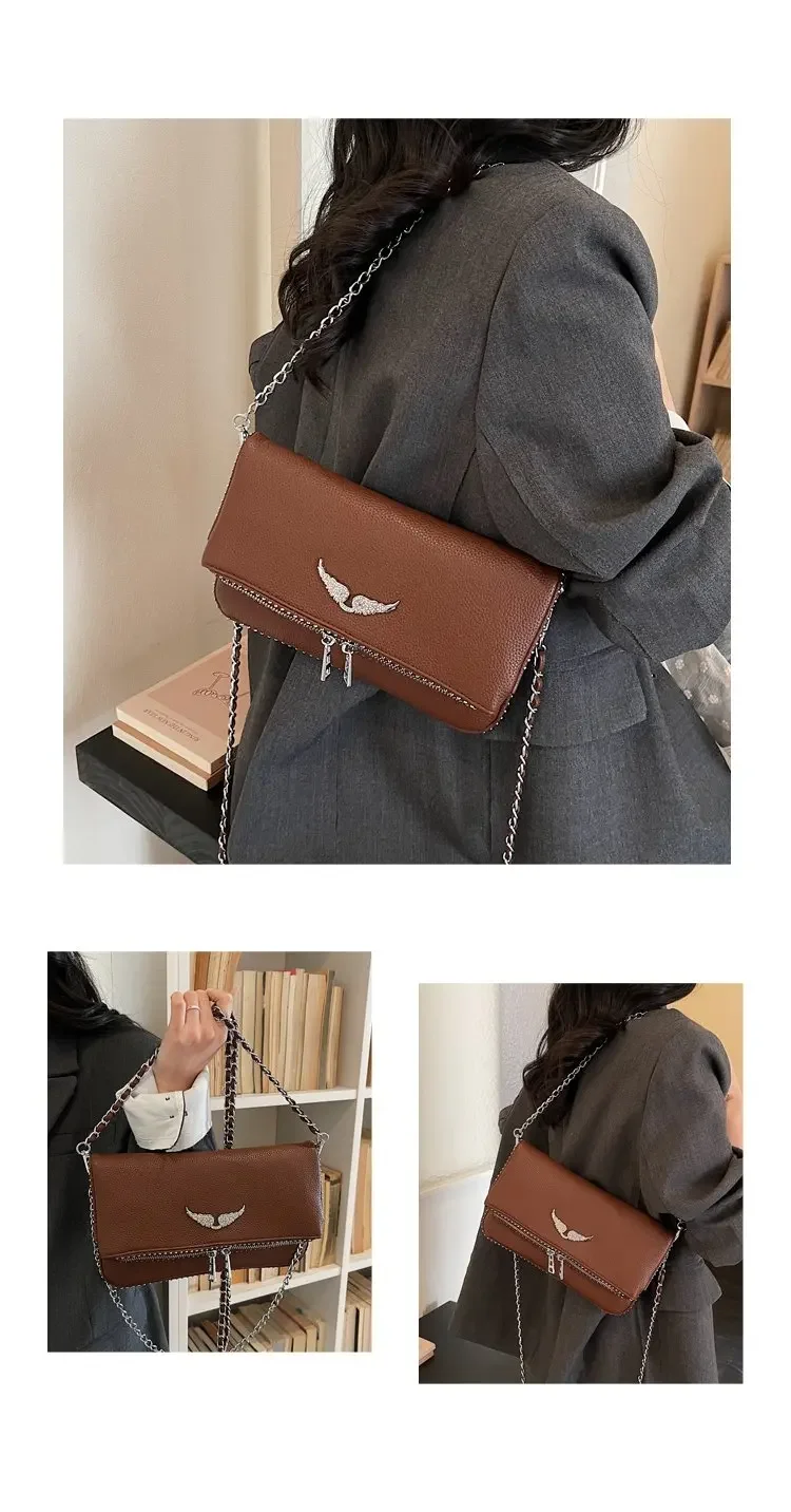 Trendy Vintage Designer Diaper Bags For Women Large Capacity Leather Tote Bag Elegant Minimalist Classic Luxury Fashion