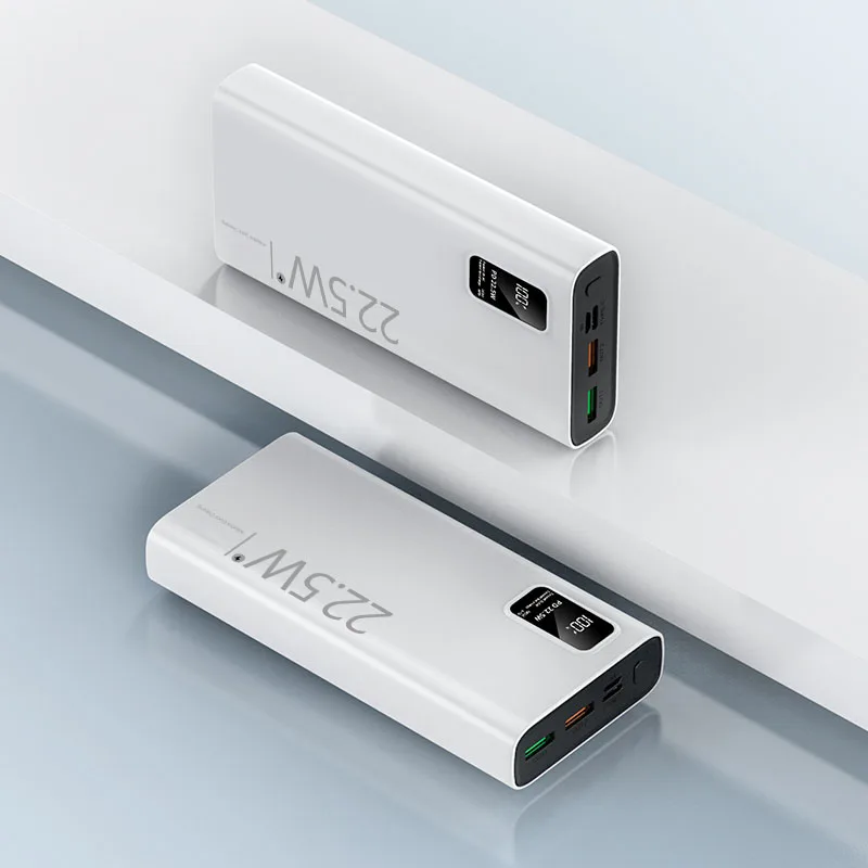 20000 mAh Große Kapazität Power Bank USB C 22,5 W Externe Ersatz Batterie Tragbare Schnelle Ladegerät Für iPhone Samsung Xiaomi