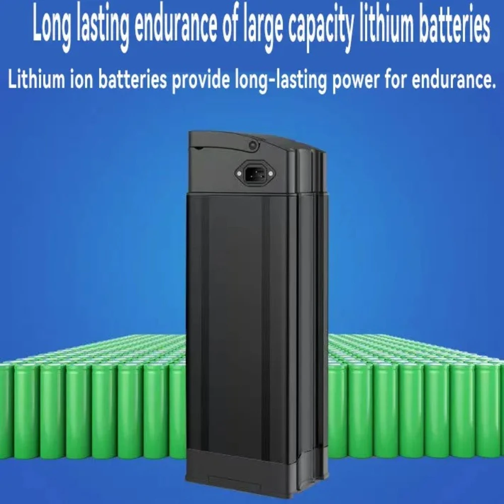 Складная литиевая батарея Haiba 48 В с BMS 12 Ач/20 Ач/30 Ач/40 Ач для двигателей мощностью 250–1000 Вт — портативный складной аккумулятор